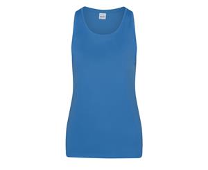 Awdis Just Cool Womens/Ladies Girlie Smooth Sports Sleeveless Vest (Sapphire Blue) - PC2964