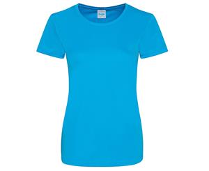 Awdis Just Cool Womens/Ladies Girlie Smooth T-Shirt (Sapphire Blue) - PC2963