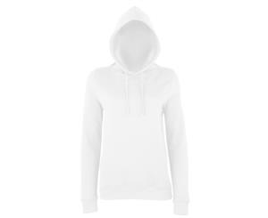 Awdis Just Hoods Womens/Ladies Girlie College Pullover Hoodie (Arctic White) - RW3481