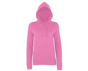 Awdis Just Hoods Womens/Ladies Girlie College Pullover Hoodie (Candyfloss Pink) - RW3481