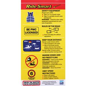 BLA Ride Smart Boat Sticker