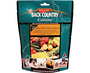 Back Country Cuisine Beef & Pasta Hotpot 2-Serve 175g Freeze-Dried Meal