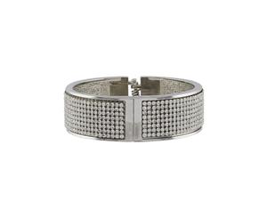 Barcs Quasar Hinged Bangle With Silver-Coloured Plating