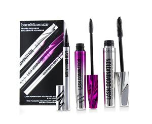 BareMinerals Lash Domination Volumizing Mascara & Ink Liner Trio (2x Mascara 1x Eyeliner) 3pcs