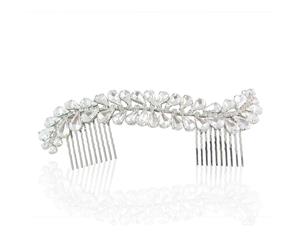 Bella Krystal - Women's Dakota Crystal Leaf Hair Comb