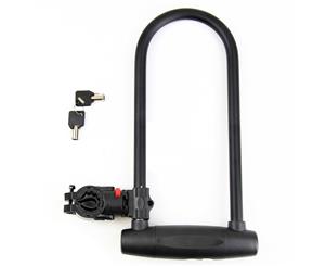 Bicycle Bike Cycling U Lock With Key 170x335mm