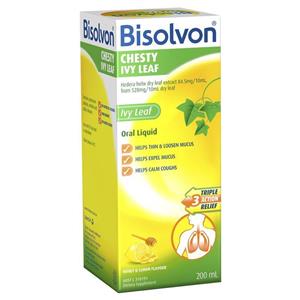 Bisolvon Chesty Ivy Leaf Honey Lemon 200ml