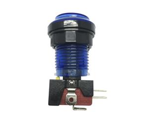 Blue Arcade Button Switch with LED Illumination