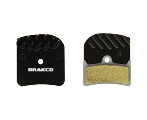 Brakco Organic Disc Pads With Heat-dissipation Fin For Hope V4