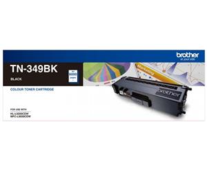 Brother TN349BK Super High Yield Black Toner Cartridge - HL-L9200CDW / MFC-L9550CDW - Estimated Page Yield 6000 pages