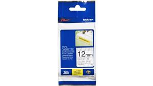 Brother TZE-S131 12mm Black on Clear Strong Adhesive Tape