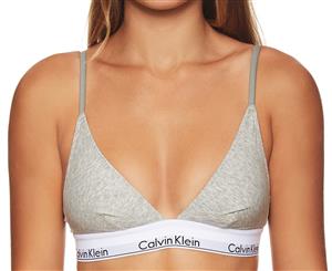 Calvin Klein Women's Modern Cotton Triangle Bralette - Grey Heather