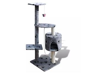 Cat Tree 114 Pet Scratcher Post Poles House Gym Condo Furniture Scratching Grey