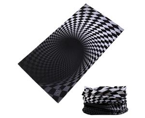 Checkers Face Shield Fishing Headwear Bandana UV Durage Neck Scarf