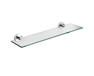 Chrome Loui Glass Shelf