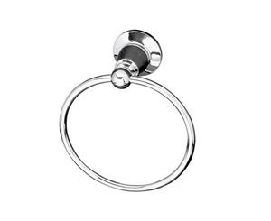 Chrome and White Noosa Towel Ring