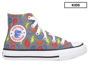 Converse Boys' Chuck Taylor All Star Dinoverse Hi-Top Shoes - Cool Grey