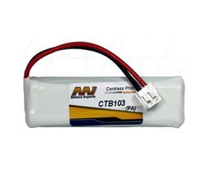 Cordless Telephone Battery for GP VTHC04RN00 Oricom Telstra 2.4v Nimh CTB103