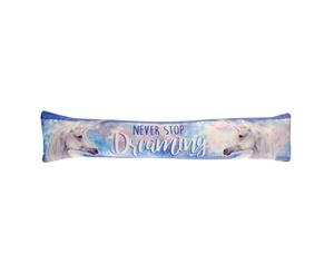 Country Club Fun Draught Excluder Never Stop Dreaming