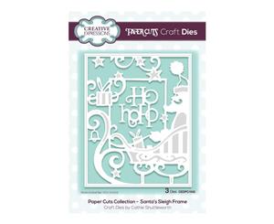 Creative Expressions Paper Cuts Die Set - Santas Sleigh Frame