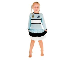 Cronulla Sharks NRL Girls Long Sleeve Dress Sizes 2-6