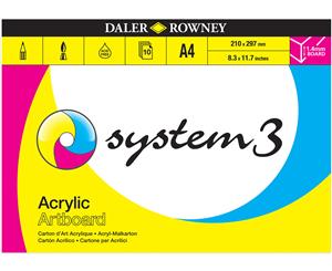 Daler Rowney System 3 Artboard - 10 sheets - A3