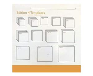 Deluxe Designs - Pages By Design Template System Edition 4 Squares (Sold Individually)