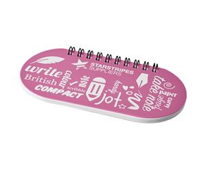 Desk-Mate Capsule Notebook (Pink/Solid Black) - PF2824