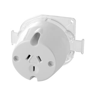 Deta 10 Amp Single Outlet Trade Plug Base - 10 Pack