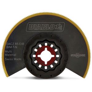 Diablo 85mm Bi-Metal-TiN Multitool Segment Blade for Multi-Purpose Cutting - Starlock - DACI85EB