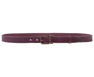 Dolce & Gabbana Men's Buckled Leather Belt - Purple