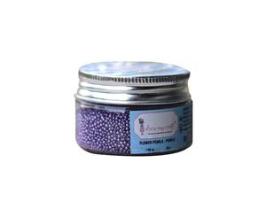 Dress My Craft - Flower Pearls 1oz - Purple