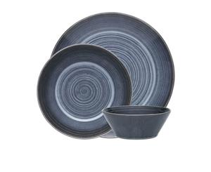 Ecology Arc Dinner Set 12pc Indigo