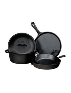 Essential Cast Iron 5 Piece Cookware Set