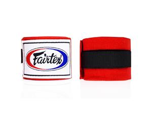 FAIRTEX-Elasticised Boxing Hand Wraps Muay Thai MMA 3M 120 Inch - Red