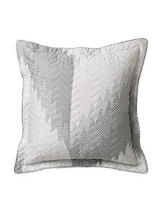 FLAMESTITCH SILVER QLTD SQUARE CUSHION