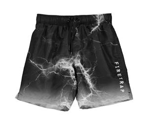 Firetrap Boys Swim Shorts Pants Bottoms Junior - Lightening