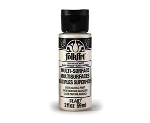 Folk Art Multisurface Satin Acrylic Paint - Vintage White - 2 Oz