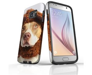 For Samsung Galaxy S7 Case Protective Back Cover The Staffy Bear