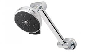 Futura Satinjet Hi Rise Shower Rose and Arm