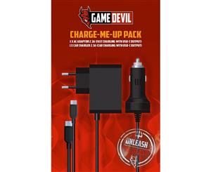 GameDevil Charge Me Up Pack Nintendo Switch (EU 2 PIN PLUG)