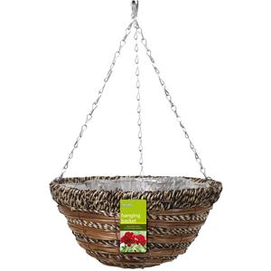 Gardman 35cm Sisal and Fern Hanging Basket