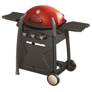 Gasmate Red Odyssey 3 Burner BBQ with Sear Burner