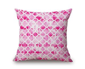 Gemetry Pink Cotton&linen Pillow Cover 80648