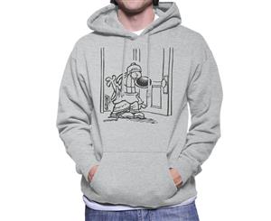 Grimmy Dude Men's Hooded Sweatshirt - Heather Grey