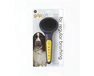 Gripsoft Slicker Brush Small Shedding Grooming For Dogs (G1519)