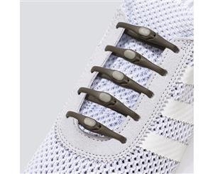 HICKIES 2.0 No-Tie One-Size Fits All Elastic Shoelaces - Olive Moss (14 HICKIES Shoelaces Works in all shoes)