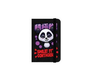 Handa Panda Smile Mini Black Notebook (Black) - GR579