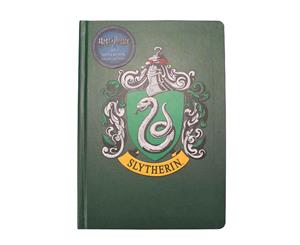 Harry Potter Notebook Slytherin House Crest Logo Official A5 - Green