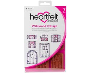 Heartfelt Creations Cling Stamps Wildwood Cottage